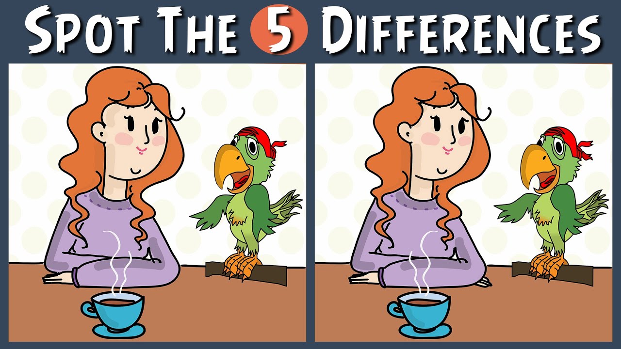 Can you Find 5 differences in these pictures? Vibes Corner